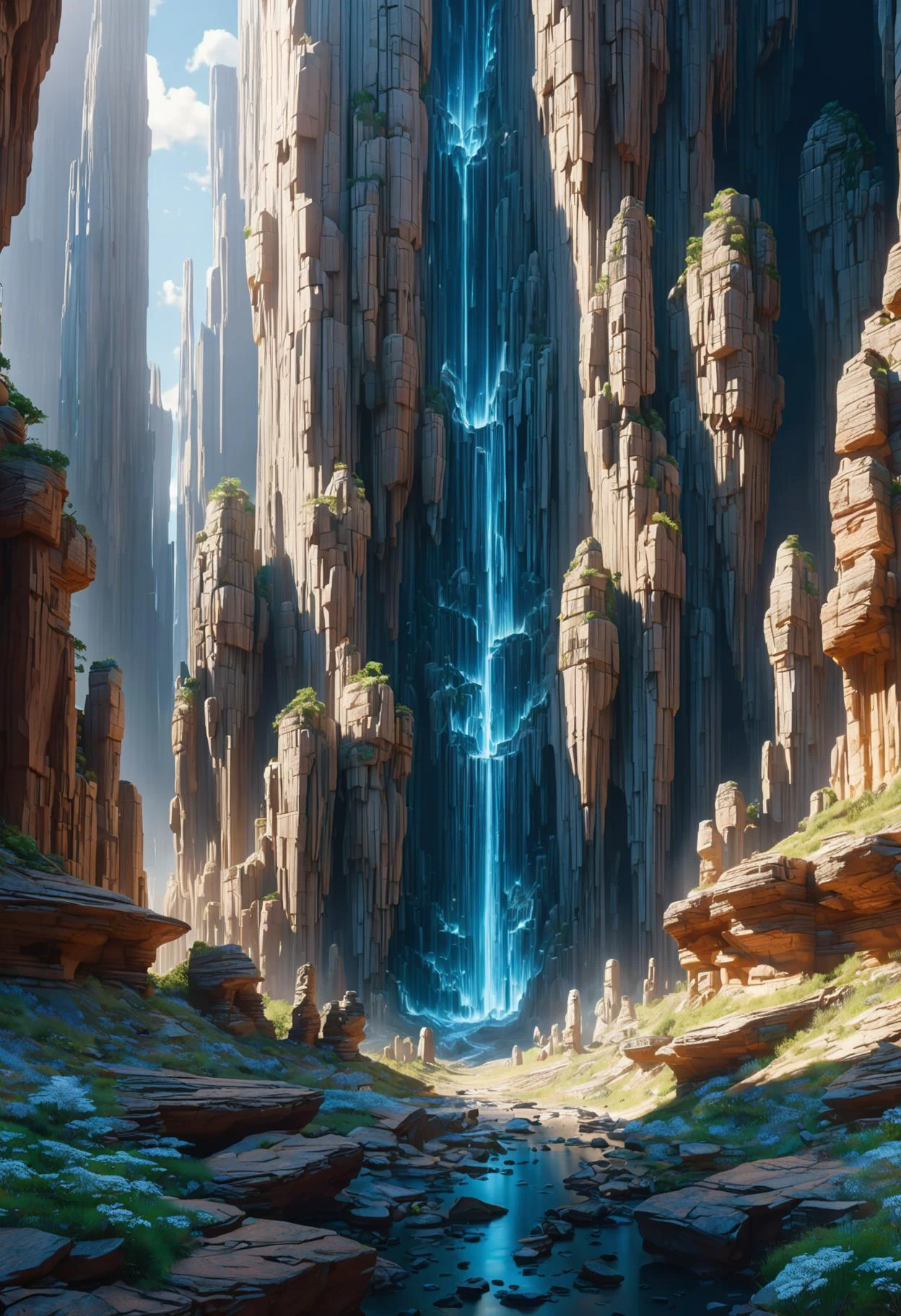 canyon, tundra,long shot DonMM1y4XL man, naïve art, mottled, anisotropic specular, stingray engine, art deco, ink drawing, 2d, soft body animation, distortion, magnificent, 16k, innovative, irony # f/22, shutter speed 1/4 sec, iso12800, white balance daylight, exposure compensation "-2.0 ev", shutter priority shooting mode, framing, focus mode manual, evaluative metering", <lora:released\DonM3t3rn1tyXL-v1.1-000008:0.6>,<lora:myLora\DonMM1y4XL-v1.1-000008>