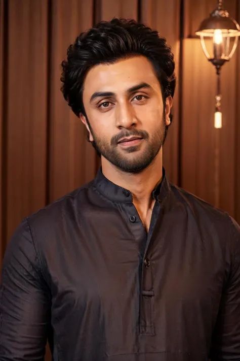 <lora:rabhir_v1.0:0.9>, ohwx man,1boy, black eyes,black, wearing indian kurta, dark skin, dark-skinned male, facial hair, front hair, good lighting, male focus, realistic, red hair, shirt, solo, upper body, clear face lighting, high key lighting , looking in the camera , <lora:add_detail:0.3>, (realistic:1.1), masterpeice