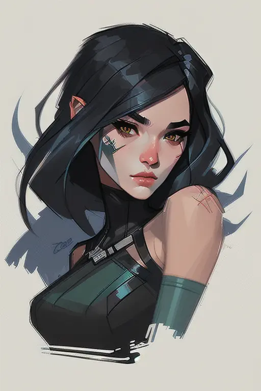 beautiful woman, by Loish [[[bad-artist]]] Ross Tran