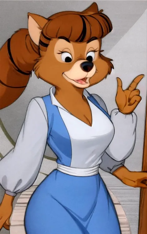 ARTSTYLE_Talespin_ownwaifu,
 1girl, animal ears, furry female, black eyes, body fur, dress, orange fur, 
<lora:ARTSTYLE_Talespin_ownwaifu:0.9>,
((masterpiece)),((best quality)), focused, looking at viewer, solo, cowboy shot,