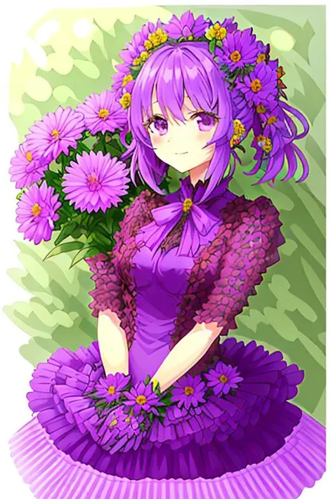 flower, purple, <lora:Purple Dom-000010:0.6>