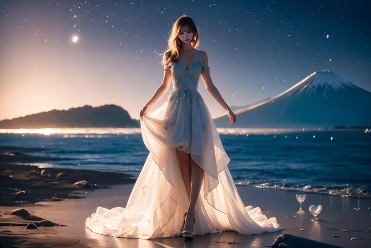 (ocean,cinematic lighting),
rainbow,flowers,colorful bubble,snowflakes,halo,ice and snow,
BREAK
night sky,starry sky,meteor shower,moon,meteor,galaxy,hyper_galaxy,star_trail,universe,satellite,(dimly lit:1.8),
BREAK
pink,spring,sakura,sakura tree,cherry tree,cherry blossoms,glacier,(dimly lit:2),
BREAK
( hard light:1.6),(volumetric:1.2),well-lit,((blue)),
3girls,lineup,standing,dress,looking at viewer,high heels,necklace,earrings,flower crown,anklet,rainbow hair,(white skin,slim body),
<lora:glowingdust_20230806143817:0.3>,glowingdust,bokeh,<lora:yuzuv10:0.5>,
BREAK
sunset,volcano,((red)),(dimly lit:1.4),surrealism,dream-like,<lora:BioluminescenceBeach:0.4>,