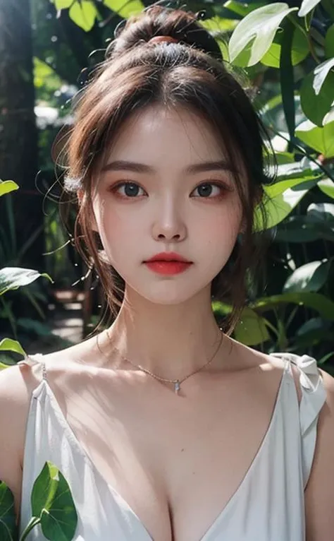 <lora:FilmG2:0.55>, flimg, fashion photography portrait of woman avatar, 1girl in blue lush Alien Rainforest with flowers and birds, fantasy, octane render, hdr, Dolby Vision, (intricate details, hyperdetailed:1.2), (natural skin texture, hyperrealism, soft light:1.2), fluffy short hair, , sharp focus, night, necklace, Chinese mythology, cleavage, medium breasts, sci-fi headband, looking at viewer, best quality, perfect body
<lora:danren (10):0.9>,<lora:taiwanDollLikeness_v10:0.1>