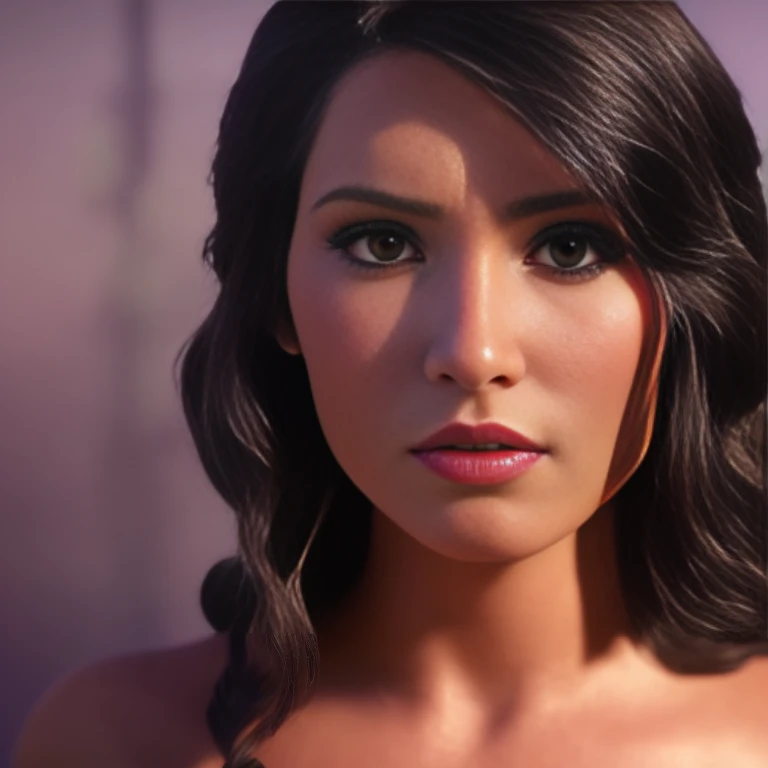 modern Disney style, Abigail from stardew valley, (extremely detailed CG Unity 8k wallpaper:1.1), woman, curvy body frame, drunk and angry in a bar at night club with neon lights by gil elvgren :2 style of paolo sorrentino comic book art composition beautiful face shapely eyes well drawn coherent professional model hands holding hand lady rendered super ultra realistic digital painting made for photoshop + hd quality graphic design color field unreal engine 5 render octane redshift volumetric lighting subsurface scattering alphonse mucha black hair floating dark colors scheme golden