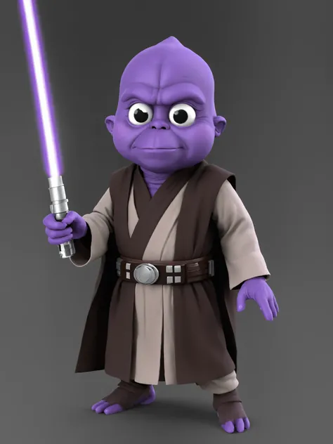 <lora:BonziBUDDY:0.9> bonzibuddy as a Jedi Master