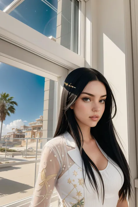 valentina_n0treal, mundane dadaist version of, majestic, Collectable Frosted ([Anakena Beach|Townhouse]:1.3) from inside of a Clinic, spring reeds and Pisces constellation in background, Smoky Conditions, (streetscape art by Kitagawa Utamaro:0.8) , (RHADS:0.8) , Guilty, Generative Art, Light and shadow plays, Low shutter, Agfacolor, Embroidery, surreal design, RTX, award winning, collage