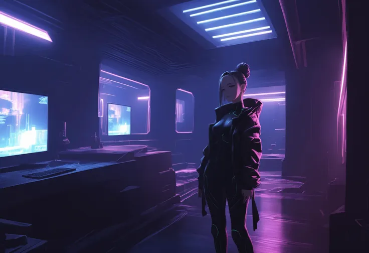 score_9, score_8_up, score_7_up, score_6_up, score_5_up, score_4_up, source_anime, BREAK, natural lighting, female, cyberpunk, House, Chilean, riverbank,  <lora:SilkArt:0.79>, neon made of s1lk4rt