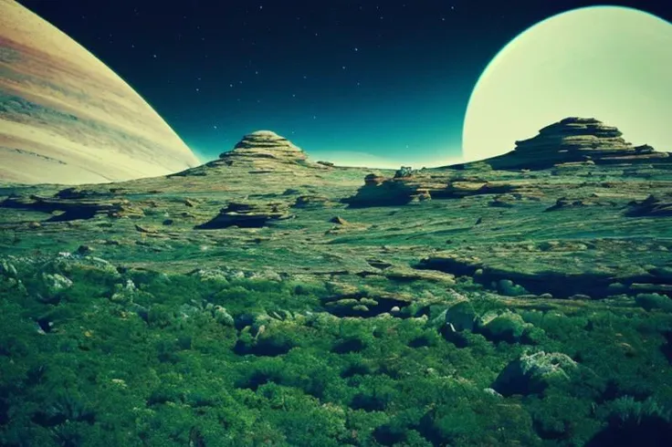 alien planet landscape (styled by ezropaaxasea:1.3), (photo by ezropaaxasea:1.3), <hypernet:b34t_instatronic_a:1>