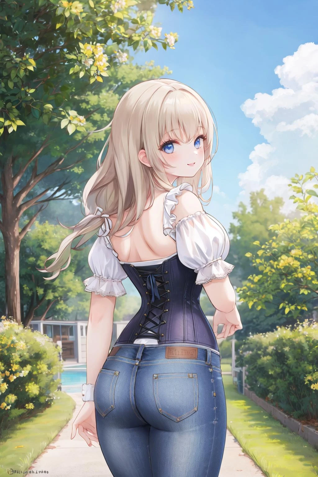 Puffy Sleeve Corset Tops