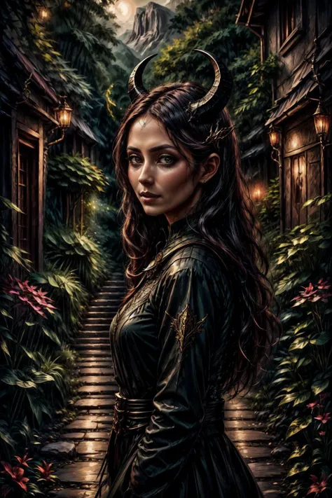 dragon, female, blue eyes, brown hair --auto --s2