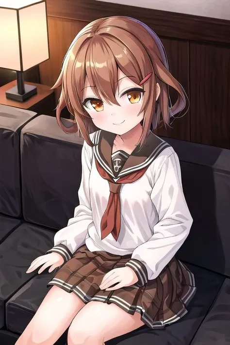 masterpiece, best quality,ultra detail,<lora:GoodHands-vanilla:0.8> <lora:anmnr01:0.3> <lora:add_detail:0.5>,1girl, ikazuchi_kantaicollection <lora:ikazuchi_kantaicollection:0.7>,sofa,smile,upper body,mimikaki,<lora:lap_pillow_invitation:0.9>,lap_pillow_invitation,earstick,
