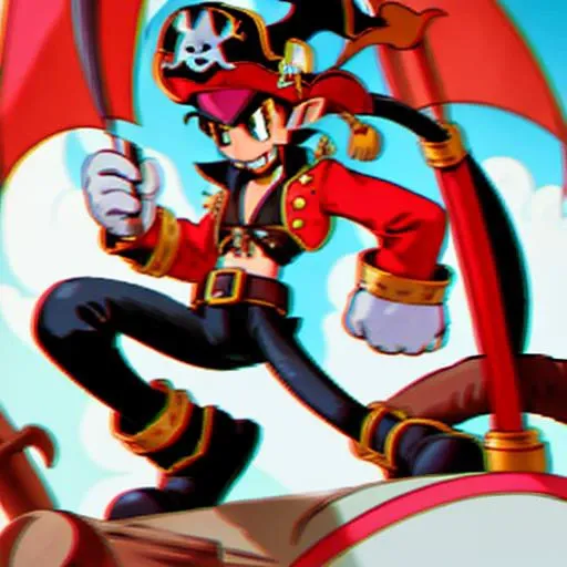 <lora:rubberhose:0.8> a cartoon character of a pirate captain, high quality,  kingdice, perfect face, rubberhose <lora:finfan:0.4> finfan