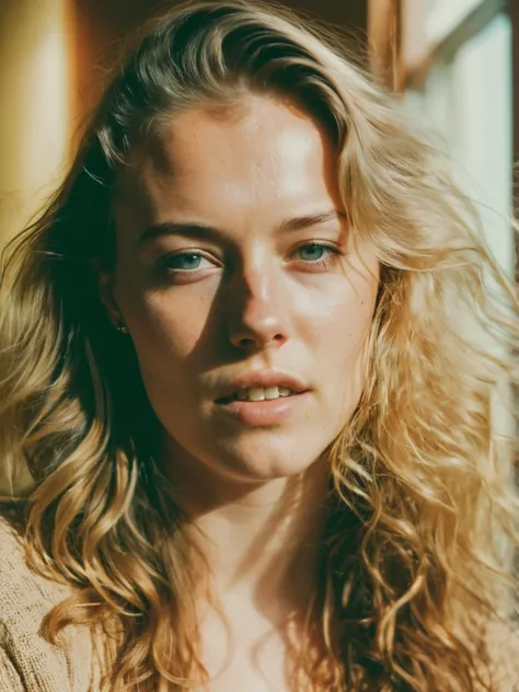 mid shot portrait photo of Madi Teeuws, warm analog vintage LUT
