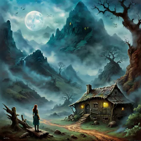 airbrush painting, misty, fantasy style, fantasy dreamlike art, rustic, old, 

<lora:The_Dark_Side_of_the_Earth:0.2>
<lora:Artistic Image Enhancement v1.1 Lite:1>