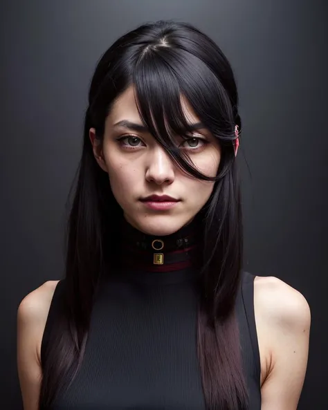 selfie solo portrait photo of (corneo_thorn_princess_yor:0.9)
dark fantasy background, charming smirking
by Kurzgesagt and Yasutomo Oka ultra realistic highly detailed intricate photorealistic analog style photograph sharp focus on eyes, cinematic lighting