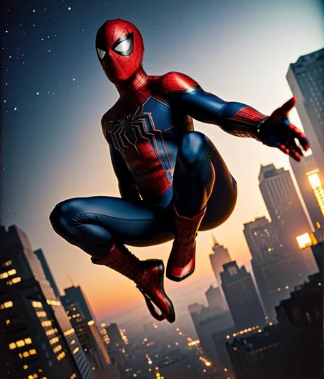 solo mid shot portrait photo of spiderman
fantasy background
by Bill Henson and Brian Reber ultra realistic highly detailed intricate photorealistic analog style photograph, cinematic lighting