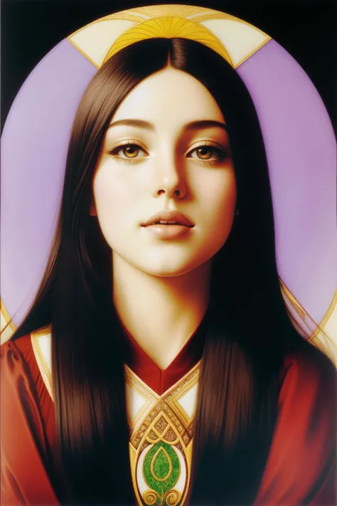 1girl, (portrait art by Paolo Uccello:1.2) , detailed On pale black paper, Rule of Thirds, wide angle of a Squealing Energizing Celtic ([hot peppers|Paraboloid]:1.3) , it is made from Dwarf Planet Eris, it is covered in Oil, centered Glad background, Cruel flora with Marigolds, at Dawn, soft focus, Contemporary, Energetic, Hipster Art, dramatic lighting, Circular polarizer, Film grain, dripping electric purple and Alabaster, cosmic energy, pixiv, High quality