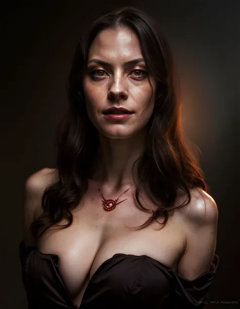 solo mid shot portrait photo of a real life version of ((lust \(fma\):0.8) <lora:lustFullmetal_v1-lust_(fma):0.65>:1.2)
dark fantasy background, charming smirking
by WLOP and Nicola Samori ultra realistic highly detailed intricate photorealistic analog style photograph sharp focus on eyes, cinematic lighting