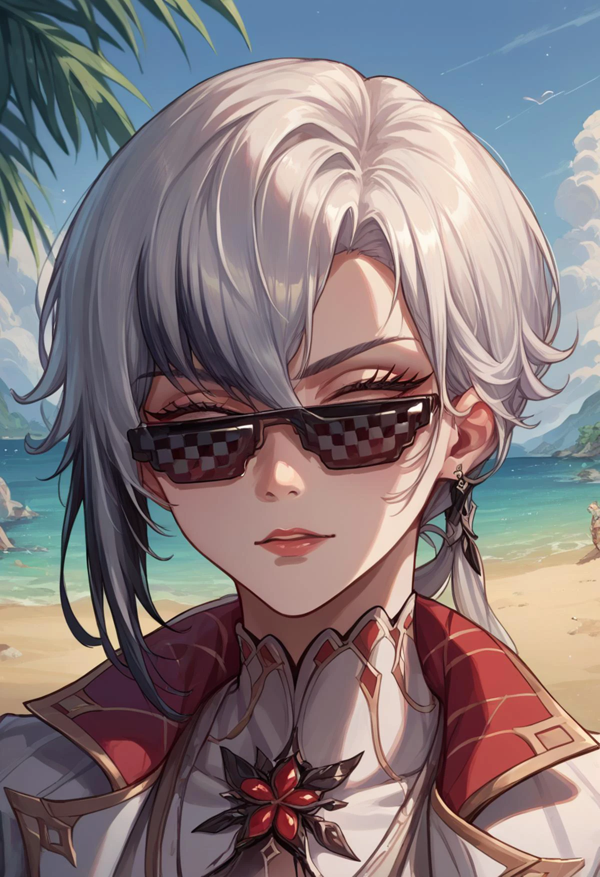score_9, score_8_up, score_7_up, source_anime, <lora:arlecchinoPDisek:0.8> arlecisek, <lora:DealWithIt_XLPD:1> IncrsXLDealWithIt, sunglasses