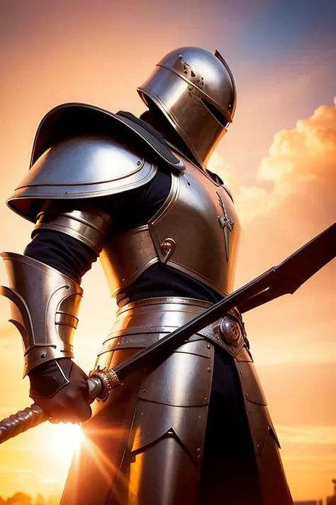 a man in armor in the streets is holding a sword, wearing an armor,
good hand,4k, high-res, masterpiece, best quality, head:1.3,((Hasselblad photography)), finely detailed skin, sharp focus, (cinematic lighting),  soft lighting, dynamic angle, [:(detailed face:1.2):0.2], medium breasts, <lora:swords:0.6>