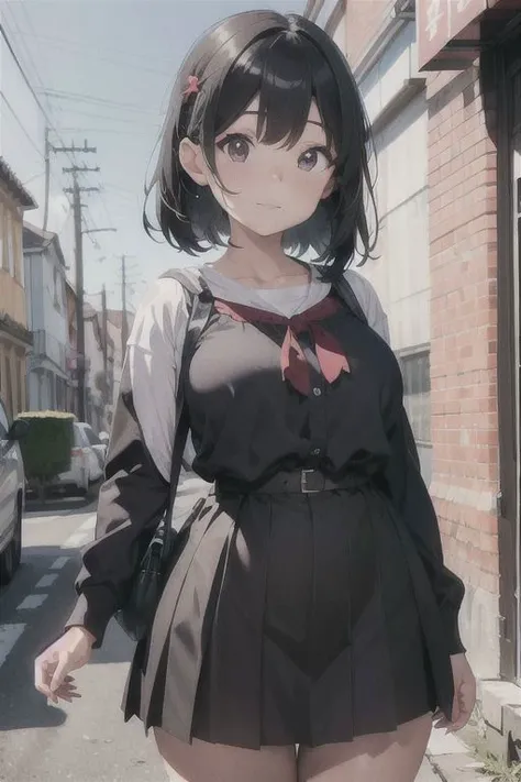 anime com peito grande e meias pretas posando no cu, menina sedutora, Guweiz, Melhor Avaliado em Pixiv, curvilnea pequena, Estilo da coleo Kantai, thicc, Estilo de pista Azur, deusa anime, mulher bonita sedutora do anime, Guweiz em Pixiv ArtStation, Hestia, Artgerm extremamente detalhado
