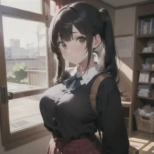 Menina anime com peito grande e meias pretas posando no cu, menina anime sedutora, Guweiz, Melhor Avaliado em Pixiv, curvilnea pequena, Estilo da coleo Kantai, thicc, Estilo de pista Azur, deusa anime, mulher bonita sedutora do anime, Guweiz em Pixiv ArtStation, Hestia, Artgerm extremamente detalhado