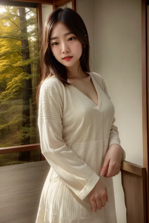 close up of an asian woman, 1girl, brown hair, smile, solo, winter forest, natural skin texture, 24mm, 4k textures, soft cinematic light, RAW photo, photorealism, photorealistic, intricate, elegant, highly detailed, sharp focus, ((cinematic look)), soothing tones, insane details, intricate details, hyperdetailed, low contrast, soft cinematic light, dim colors, exposure blend, hdr, faded <lora:Adelinemu:1>