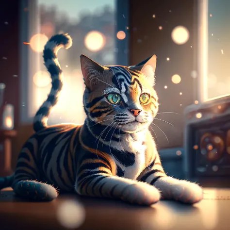 <lora:bokeh:1>cat