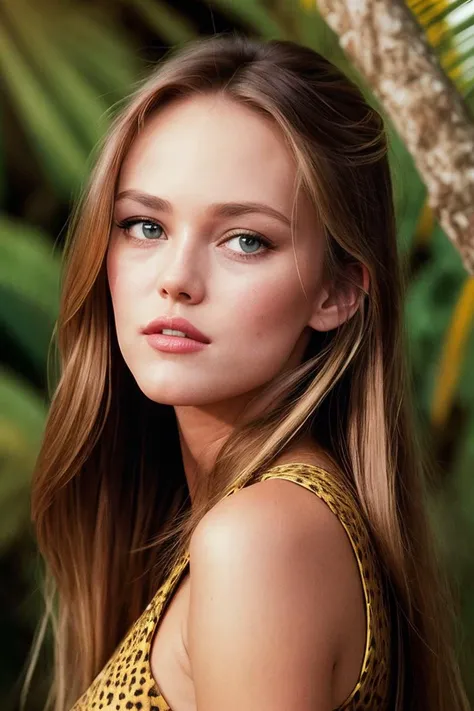 photo of beautiful (vparad1s-130:0.99), a woman in a (savannah:1.1), perfect hair, wearing (runway fashion:1.1), modelshoot style, (extremely detailed CG unity 8k wallpaper), professional majestic (photography by martin parr:1.1), nikon, trending on ArtStation, trending on CGSociety, Intricate, High Detail, Sharp focus, dramatic, photorealistic painting art, (looking at viewer), (detailed pupils)