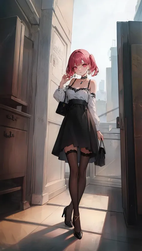 ((((ultra illustrated style:1.0)))),best quality,best animated,masterpiece,ray tracing, global illumination,evening gown,1girl, solo, outdoors, jewelry, earrings,full body, high heels,  <lora:evening gown:1>