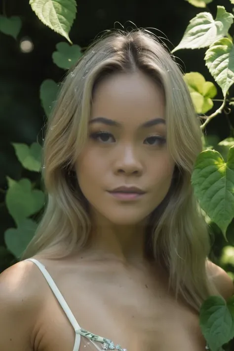 grace_waring_model,  <lora:grace_waring_model:1> ethereal portrait of girl, sexy diamond bodysuit, cinematic,  in the style of ethereal creatures, overgrown vine garden, dusseldorf school of photography, fairycore, 
 <lora:ReaLora:1>