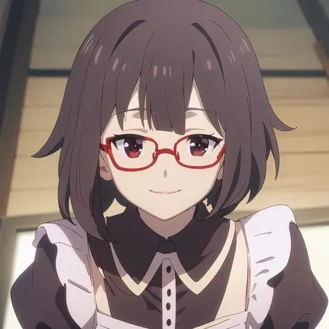 score_9,score_8_up,score_7_up,source_anime, sayaka taniyama, black eyes, black hair, short hair, bangs, blunt bangs, hair clip, glasses, red-framed eyewear,
shirt, bow, school uniform, jacket, white shirt, collared shirt, bowtie, red bow, blazer, good morning my brother, good morning my brother! (meme), good morning, extended downblouse, downblouse, hands on another's stomach, meme, straddling, leaning forward, throw, girl on top, nipples、nsfw、valley