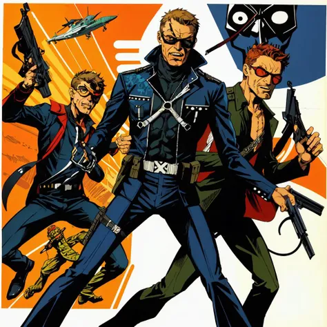 PBOldRifRPGStyle a battlefield, gun, man, amour, woman