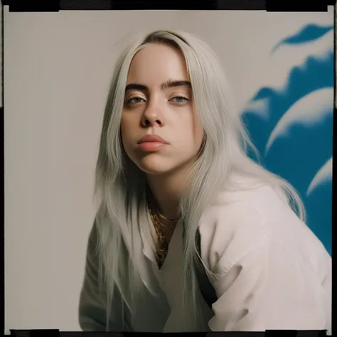 BillieEilish, photograph, Varied Female, Public speaking, sitting with back arched, FOV 90 degrees, back-light, film grain, Nikon d3300, F/14, Cinestill, in the style of the great wave, extremely hyper aesthetic,  <lora:BillieEilishSDXL:1>