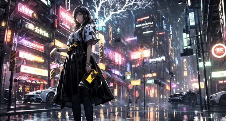 (dramatic, gritty, intense:1.4),masterpiece, best quality, 8k, insane details, intricate details, hyperdetailed, hyper quality, high detail, ultra detailed,(wide-angle lens,Panoramic:1.2),
Cyberworld,Transparent clothes,1girl,solo, glowing ,night,A shot with tension(sky glows yellow,Visual impact,giving the poster a dynamic and visually striking appearance:1.2),Chinese Zen style,impactful picture,
<lora:[SZW:foCyberworld_20230622141420-000018:0.95>