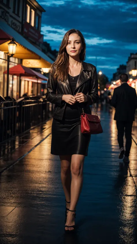 color photography of 40 years old (Polish woman:1.3), elegant, (in city promenade:1.3), at night, flat lighting, (soft saturation:1.2), analog style,<lora:add_sharpness:0.7>, <lora:photoblend:0.4>, <lora:epiNoiseoffset_v2Pynoise:0.7>, <lora:LowRA:0.4>