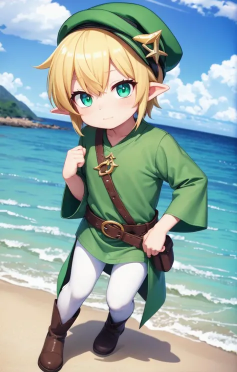 5 year old boy, little boy, blond hair, green eyes, undies, full body,