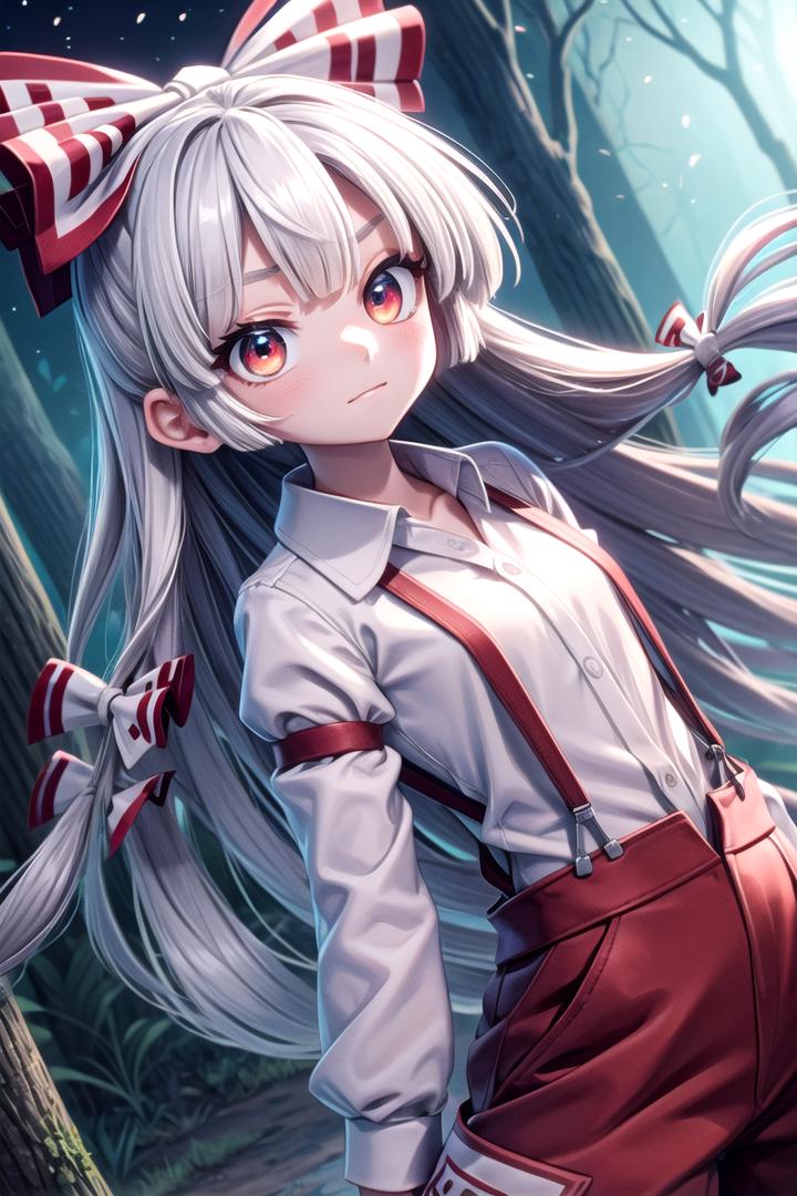 fujiwara no mokou (touhou) 藤原妹红 东方project v1.0