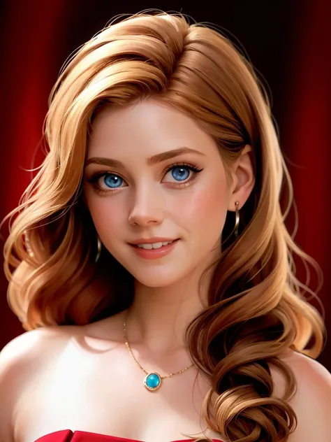 Realistic photo of a beautiful 4my4-v2 woman, 1girl, solo, long hair, looking at viewer, blue eyes, blonde hair, brown hair, bare shoulders, upper body, off shoulder, lips, curly hair, realistic, soft lighting, professional Photography, Photorealistic, detailed, RAW, analog, sharp focus, 8k, HD, high quality, masterpiece<lora:4my4-v2:1.0>