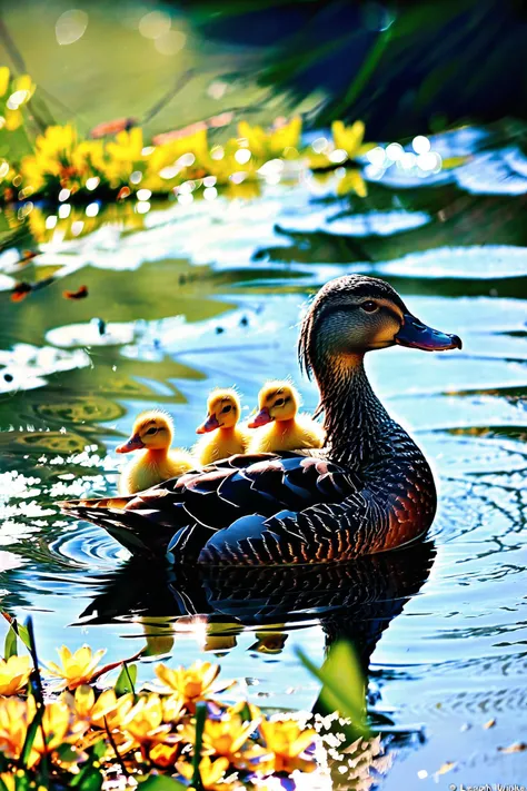 Big mother duck with ducklings on back, brood flock,
Louisiana wilde-life photo by Ignat Bednarik and Leigh Behnke,
Nature-inspired ~*~aesthetic~*~ of neue wilde,
groundbreaking unrivaled opus with unrivaled details,
(tealblue and silvergray colors:0.1), (balance in center composition:0.1),
best quality, HD,
<lora:MJ52:0.7> <lora:amazing_portraits_xl_v1b:0.4> <lora:xl_more_art-full_v1:-0.1>
