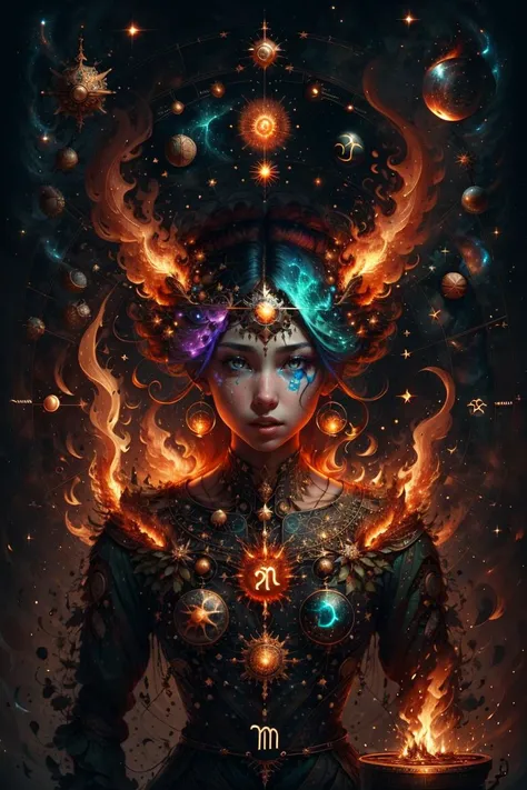 <lora:earth-a-e-style-darquelilly-v1:1> earthastrologystyle, fire