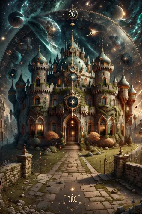 <lora:earth-a-e-style-darquelilly-v1:1> earthastrologystyle, castle
