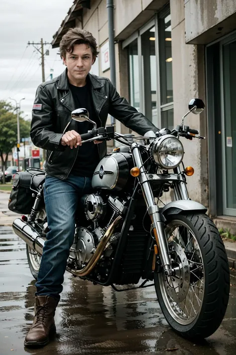 ((masterpiece, best quality))
<lora:QuantumPaul:0.8>
QuantumPaul, 1boy, solo, Posing by a classic motorcycle, clad in rugged biker attire, with an adventurous spirit