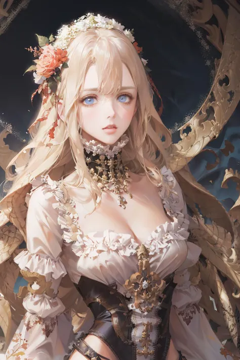 (absurdres, highres, ultra detailed), 1girl, solo, extremely detailed eyes, (official art, beautiful and aesthetic:1.2), (fractal art:1.3), colorful, highest detailed <lora:LORA-Cool Mix Style:1>