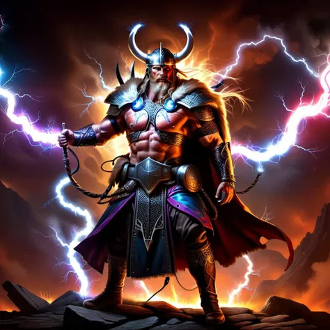 <lora:CulturePunkAI_3:.4> <lora:TechPunkAIv2:.6> VikingPunkAI (TeslaPunkAI:1.1) Viking healer using Tesla energy to mend wounds , Highly detailed, intricate, sci-fi, Impressive lighting, vibrant colors, intricate detailed background