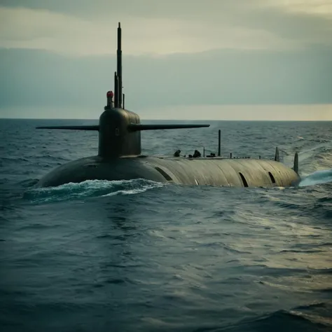 cinematic film still of  <lora:Command and Conquer style v2:1>
Allies,USA,a submarine in the water with a propeller Allied Forces,Allied Army,Allied Troops,Allied Military,water,no humans,ocean,fish,underwater,watercraft,vehicle focus , Command & Conquer, Red Alert style, Command and Conquer style, cold war, shallow depth of field, vignette, highly detailed, high budget, bokeh, cinemascope, moody, epic, gorgeous, film grain, grainy