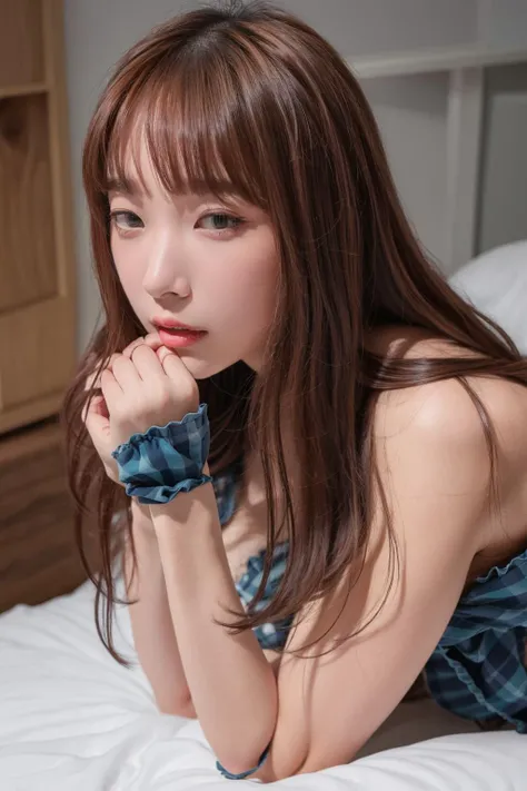 1girl, during the day,best quality, masterpiece, (photorealistic:1),ultra high res,highres, cure lovely, illustration.media, delicate,8k wallpaper,soft light,official art,brown hair, full body,realistic,photo (medium) ,legs apart, hands on ass, medium breasts, cleavage cutout, light smile,open hands,underwear,Plaid skirt,white stockings, <lora:LoRaInkyungB:0.8> <lora:koreanDollLikeness_v10:0.2>