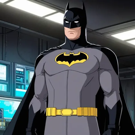 anime artwork of <lora:anime manga girl style:1.2>
a maskless bruce wayne man in a batman costume standing in a room inside batcave anime manga girl style, anime style, key visual, vibrant, studio anime, highly detailed