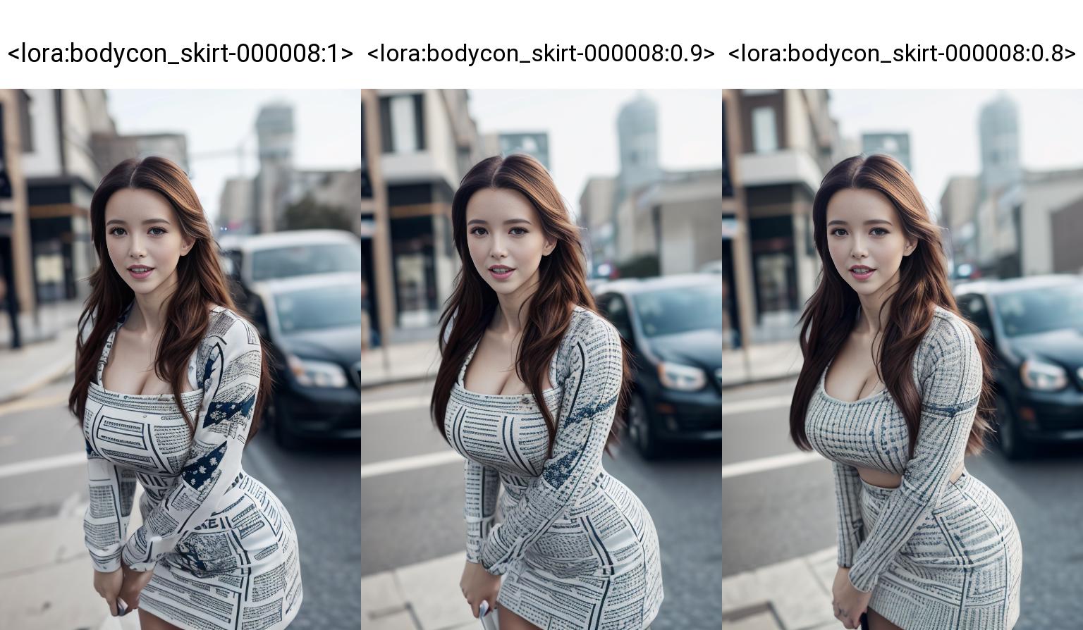 bodycon skirt(Newspaper skirt) v2.0