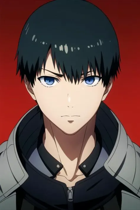 masterpiece, best quality, , 1boy, male focus, , , solo, looking at viewer, , , anime coloring, , Dystopian, , <lora:tokyo_ghoul_style:0.87>, tokyo_ghoul_style